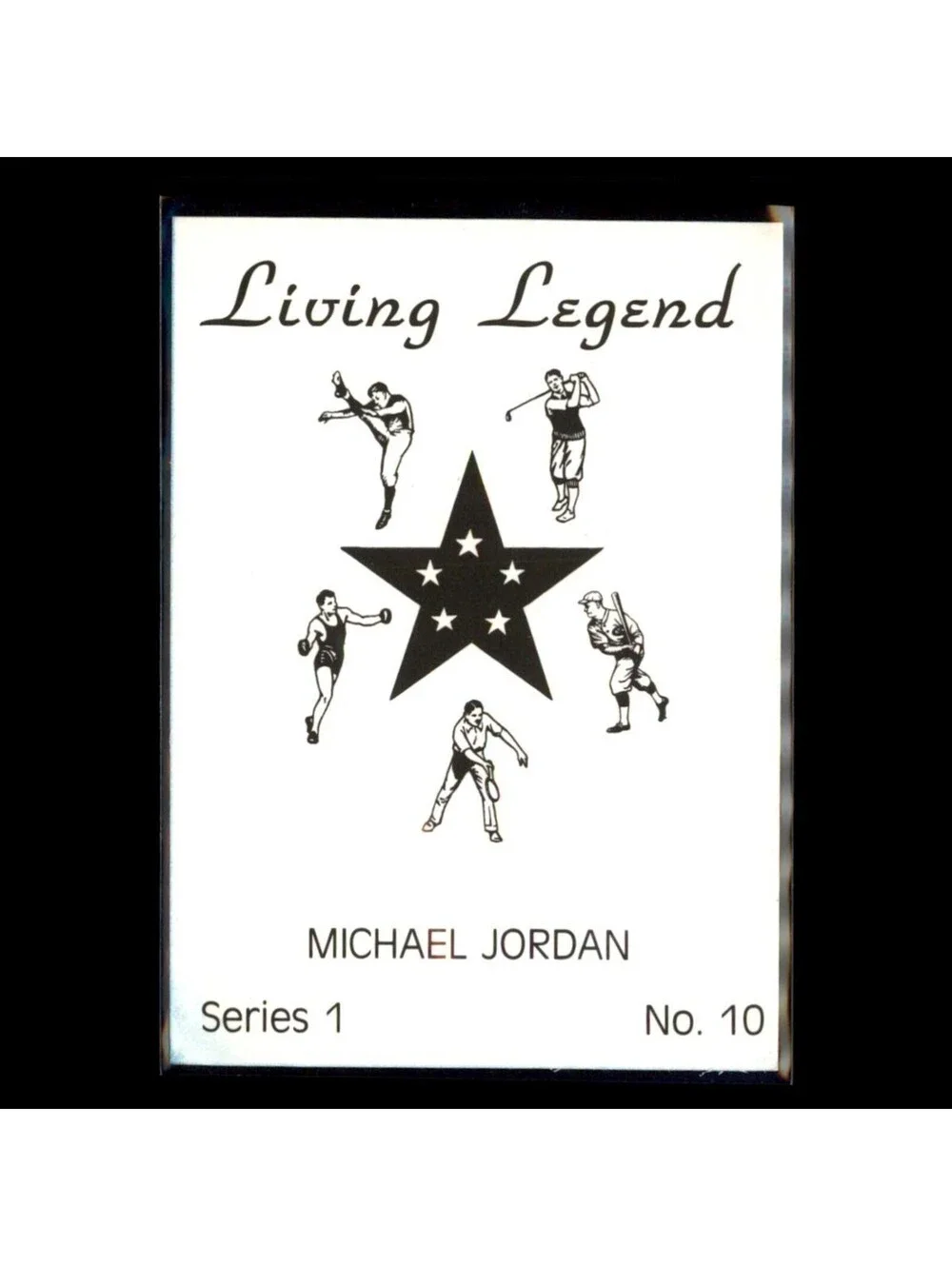 1990 Michael Jordan Living Legend Series 1 #10 Oddball Basketball Card